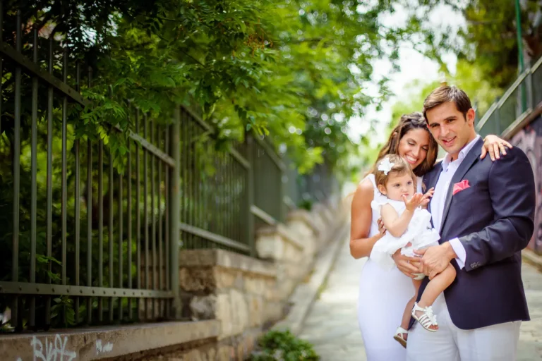 Εβελινα | Φωτογράφηση βάπτισης στη Αγια Μαρινα θησειο