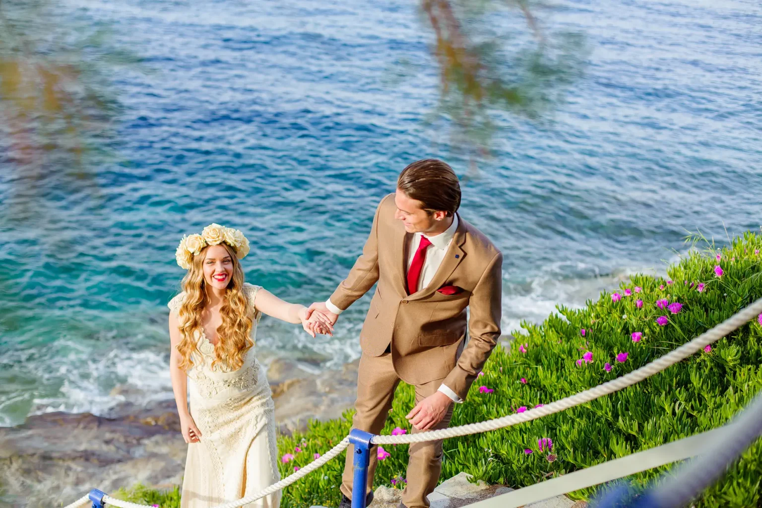 170 Φωτογραφια γαμου θάλασσα